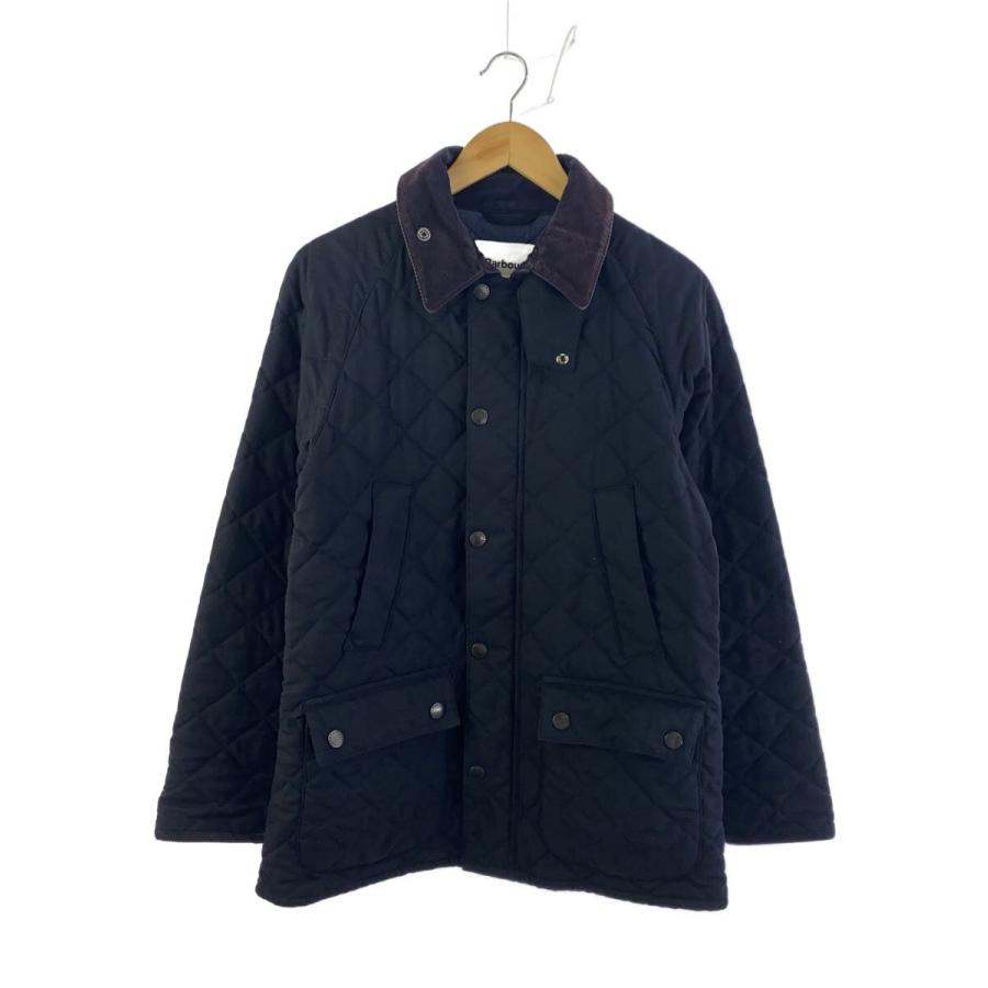 Barbour◇キルティングジャケット/BEDALE/襟袖色褪せ有/38/ウール/NVY