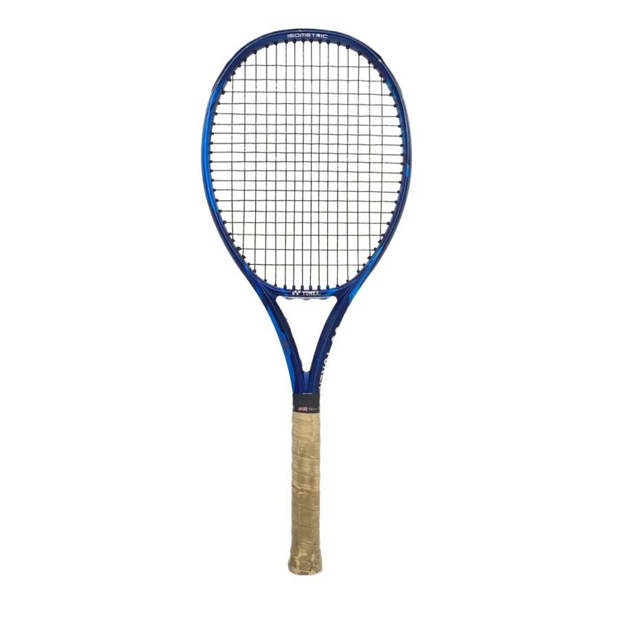 【美品】ヨネックス EZONE100 テニスラケット M40X G2 ブルー YONEX◇テニスラケット/BLU/ezone 100/M40X/キズ、剥がれ有 : セカンド