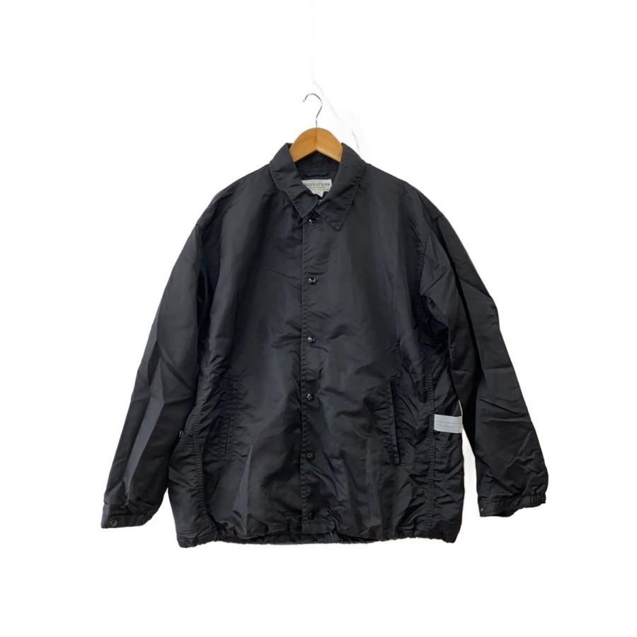 SASSAFRAS◇Gardener Breaker/Recycle Nylon Twill/L/ナイロン/BLK
