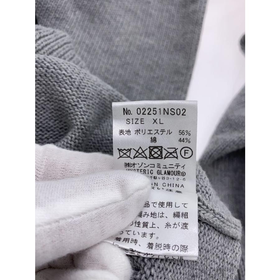 Hysterics◆ニット・セーター(薄手)/XL/ポリエステル/GRY/02251NS02