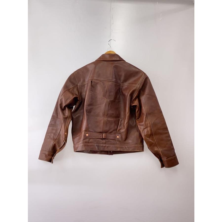 伊製希少giulianoFujiwaraホースハイド48馬革LAMPOアーカイブ JOE McCOY◇TYPE I LEATHER JACKET/ホースハイド/36/馬革/CML