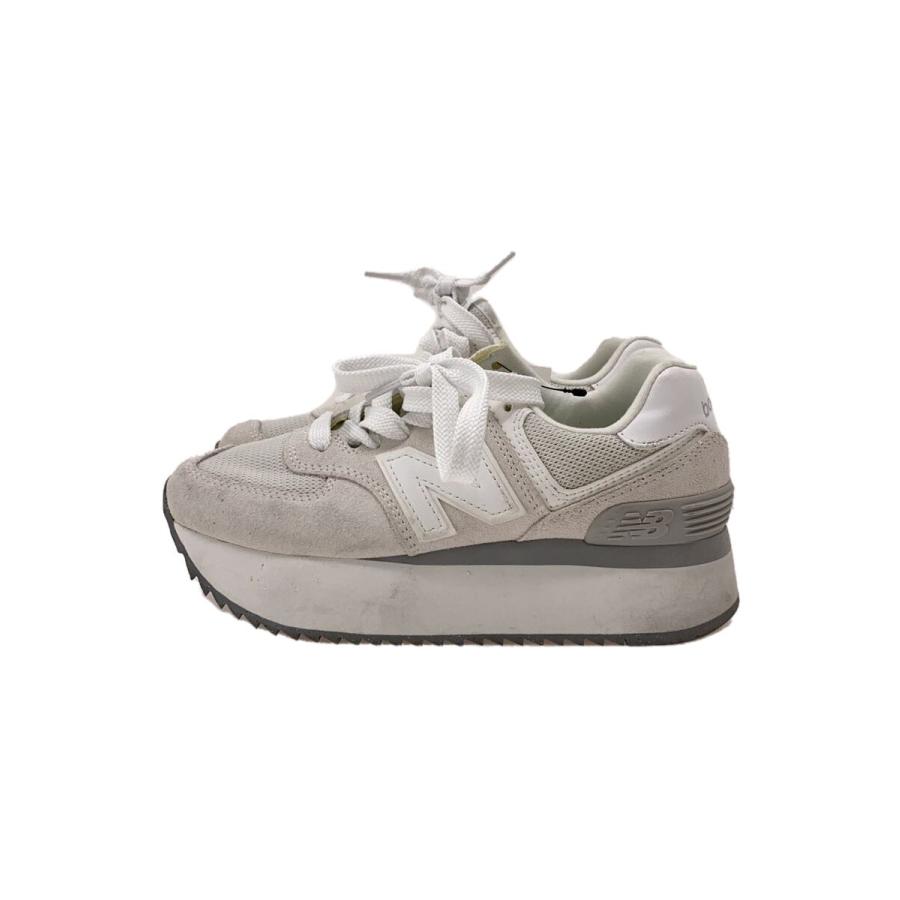 NEW BALANCE◇WL574/グレー/22.5cm/GRY/スウェード : セカンド