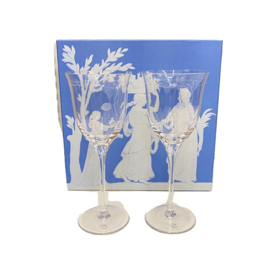 WEDGWOOD◇ワイルドストロベリー/ペアワイングラス/2点セット/CLR