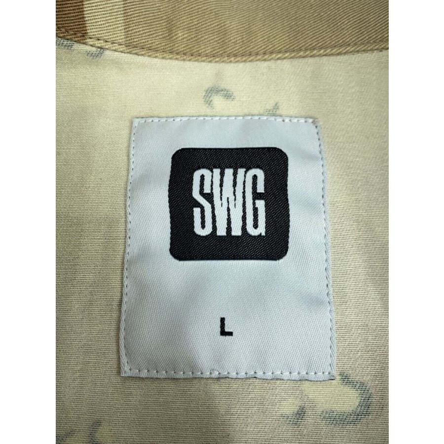 SWAGGER◇00s/裏原/ミリタリージャケット/L/コットン/KHK/カモフラ 