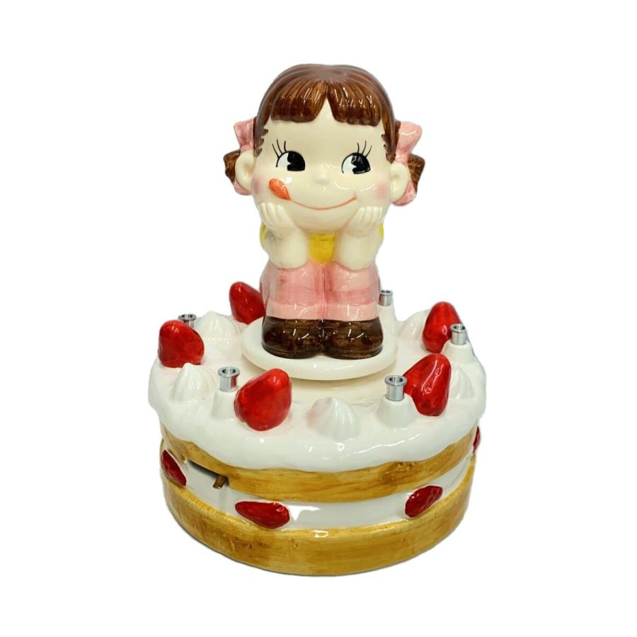 ペコちゃん バースデーケーキ オルゴール Fujiya/バースデーケーキ/ペコちゃん/ケーキオルゴール/WHT : セカンド