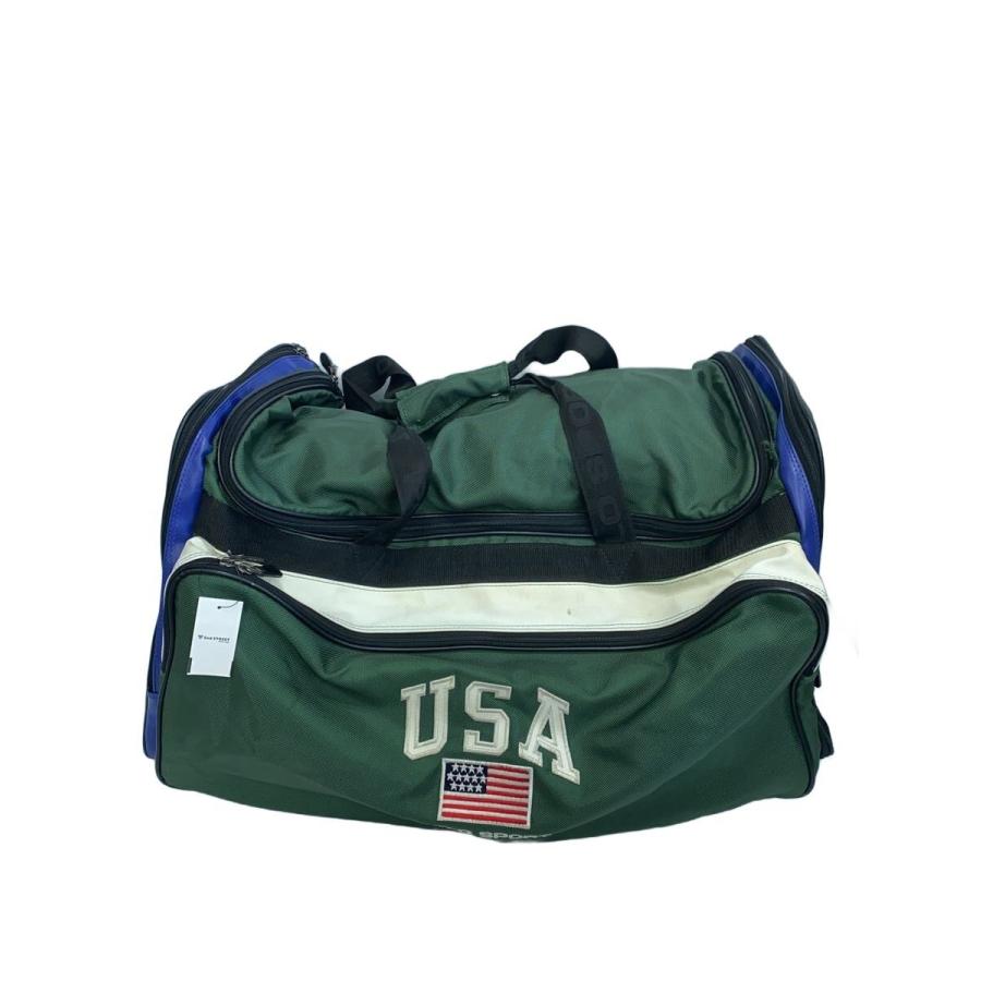 【美品】POLO SPORT ボストンバッグ 大容量 ブルー コンパクト収納 POLO SPORT◇ボストンバッグ/--/GRN : セカンドストリートYahoo!店