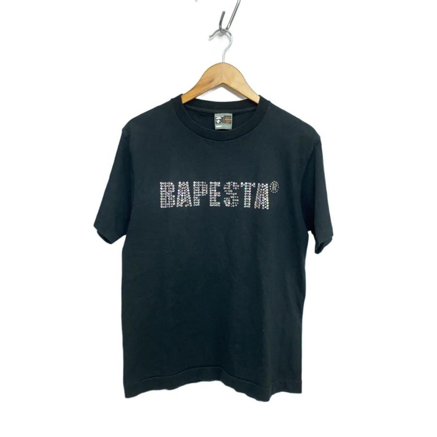 アベイジングエイプ スワロフスキー付 新品未使用 Tシャツ A BATHING APE◇初期/裏原/NIGO期/スワロフスキー/Tシャツ/M/コットン