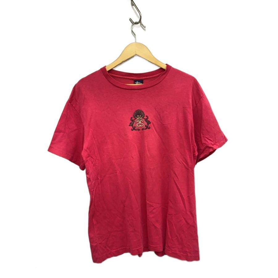90s ビンテージ STUSSY ドラゴンT USA製 L 送料無料 STUSSY◇90s/USA製/OLD/ドラゴン/Tシャツ/L/コットン/PNK// : セカンド