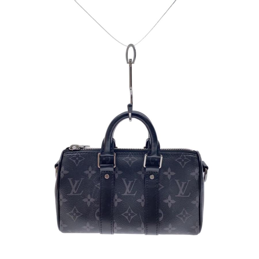 Louis Vuitton モノグラム エクリプス キーポル XS LOUIS VUITTON◇キーポルXS_モノグラム・エクリプス/レザー/BLK/M45947