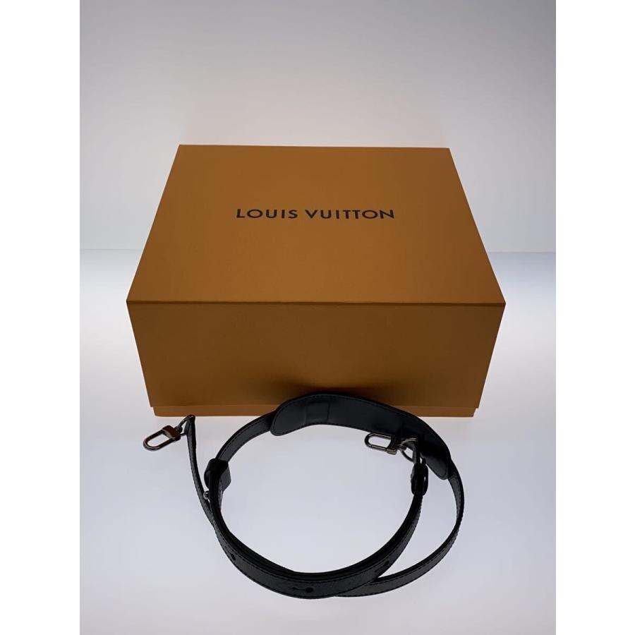 LOUIS VUITTON◇キーポルXS_モノグラム・エクリプス/レザー/BLK/M45947