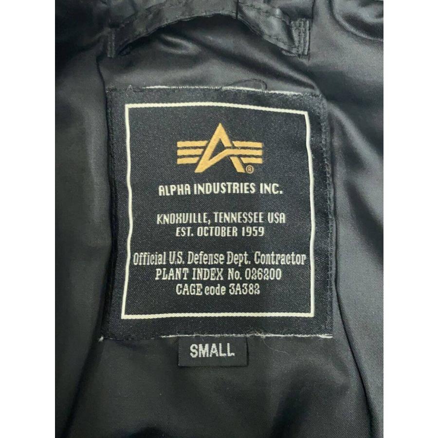 ALPHA INDUSTRIES◇フライトジャケット/S/レザー/TA1154-101