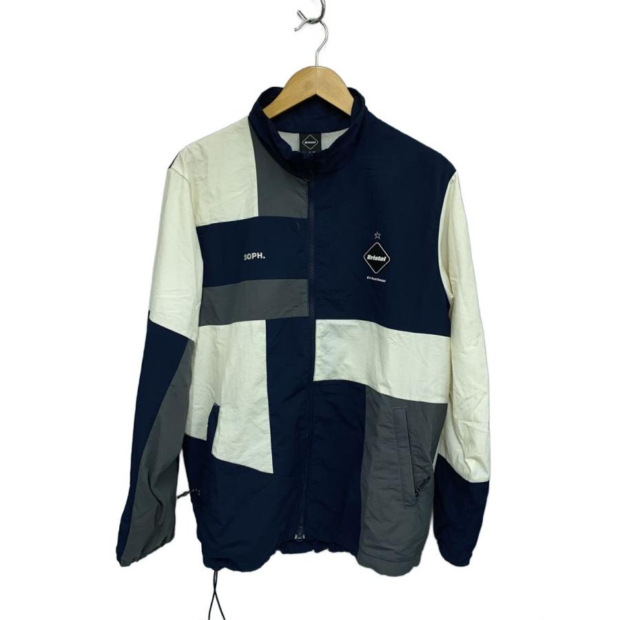 【完売】FCRB ブリストル パッチワーク ナイロンJACKET S 黒 F.C.R.B.(F.C.Real Bristol)◇パッチワーク/ナイロンジャケット/L