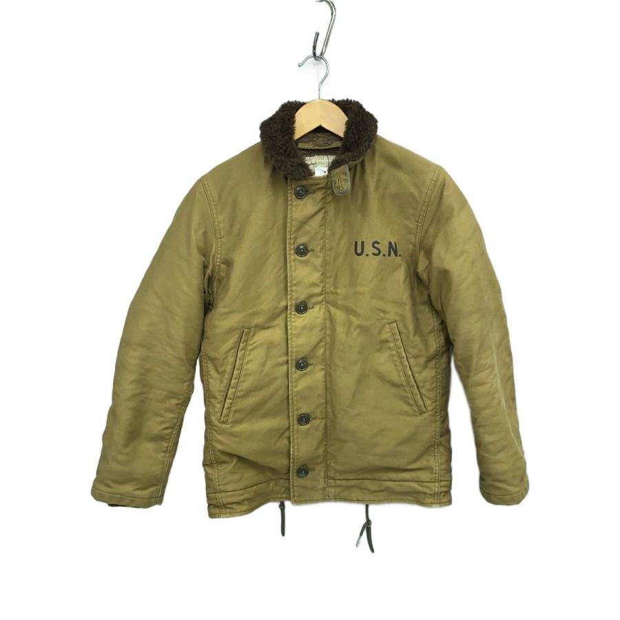 THE REAL McCOY'S◇N-1 DECK JACKET/デッキジャケット/34/コットン/KHK