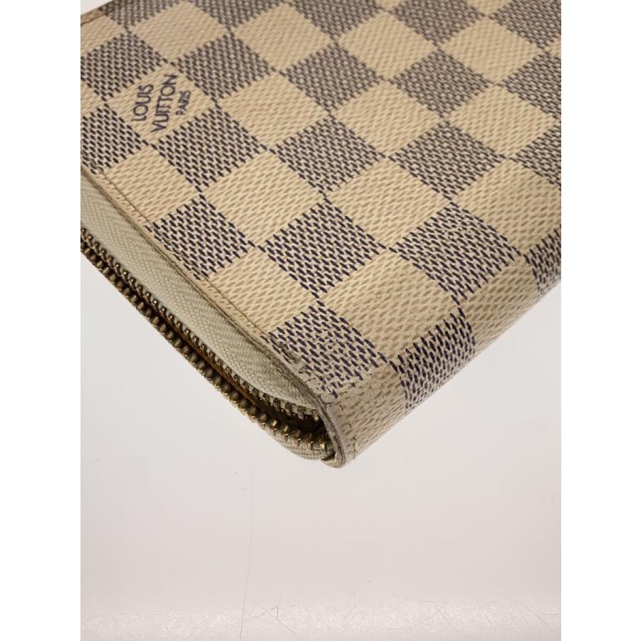 LOUIS VUITTON◇ジッピー・コンパクトウォレット_ダミエ・アズール/PVC