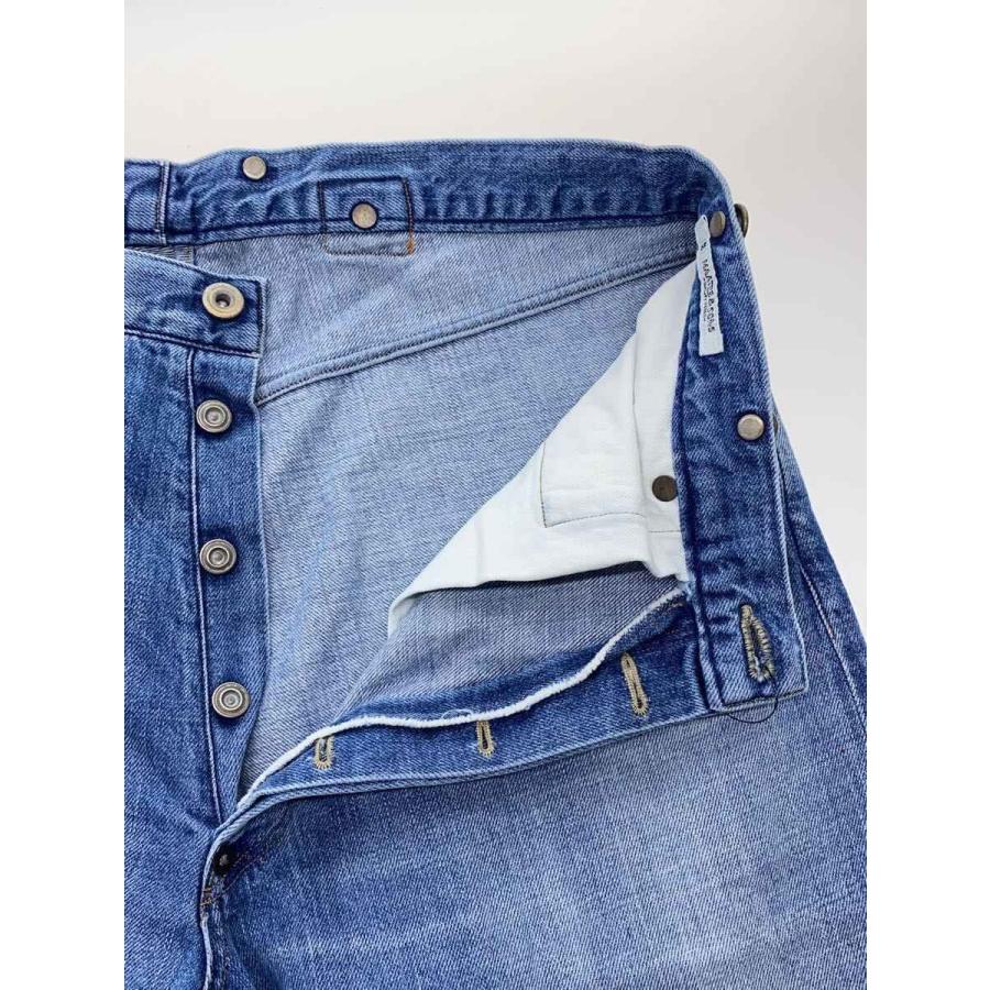 MAATEE&SONS◇25AW/片PK DENIM VINTAGE/ボトム/3/コットン/IDG/無地 