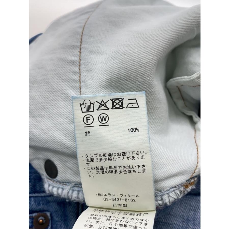 MAATEE&SONS◇25AW/片PK DENIM VINTAGE/ボトム/3/コットン/IDG/無地 
