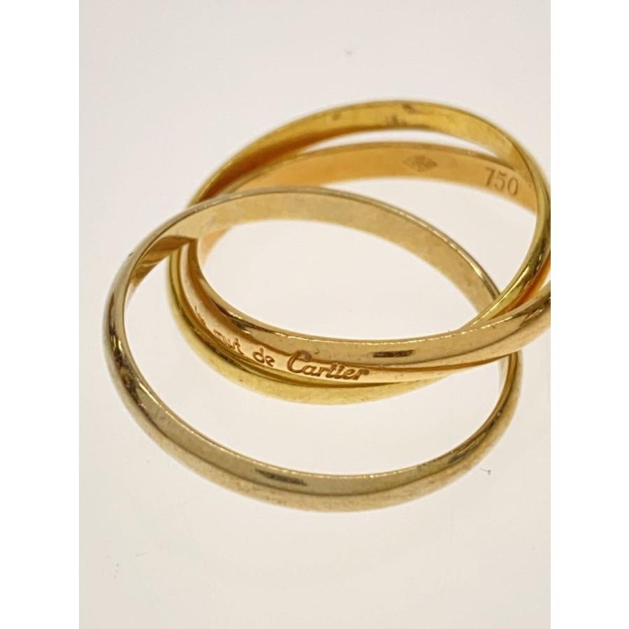 Cartier◇must de artier/トリニティリング/3連リング/48/8号/GLD/K18