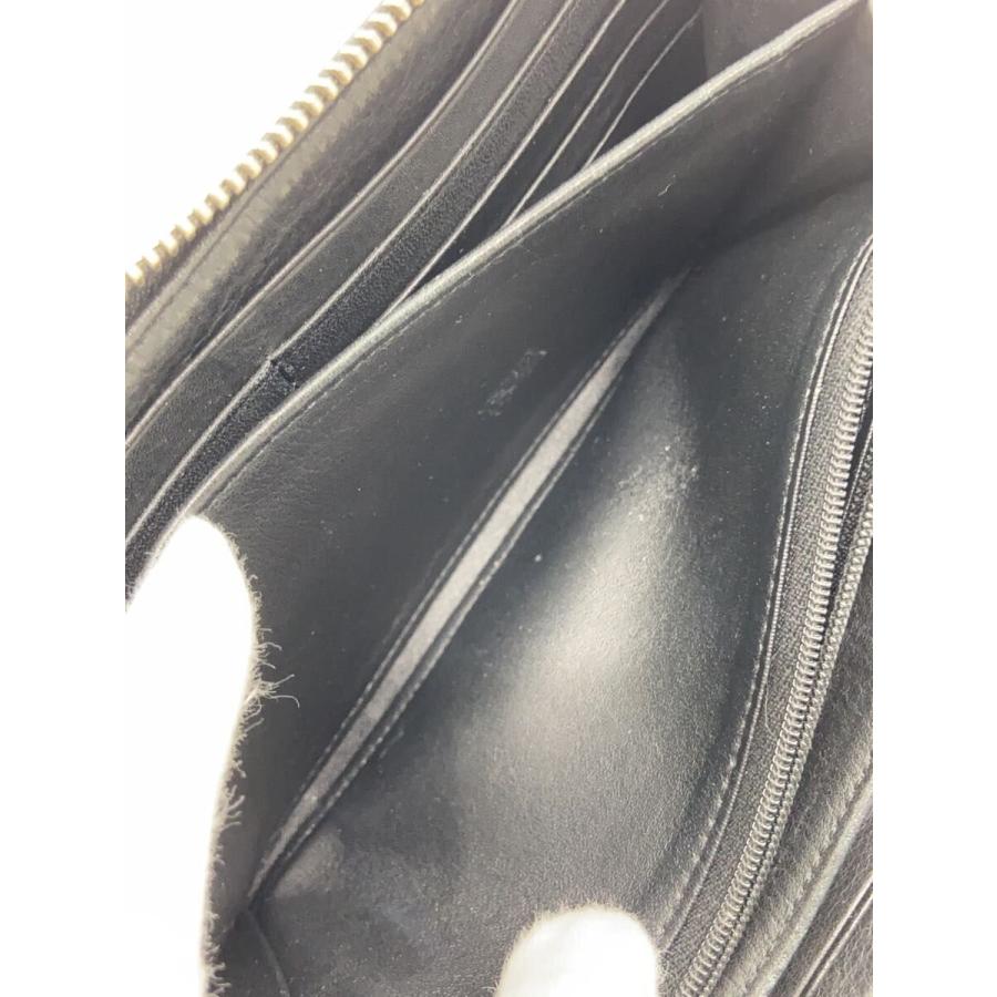 HYSTERIC GLAMOUR◇ロゴスタッズ ロングウォレット/長財布/レザー/BLK