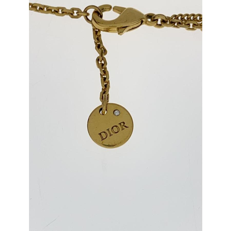 Christian Dior◇ネックレス/--/GLD/PETIT CDダブルネックレス