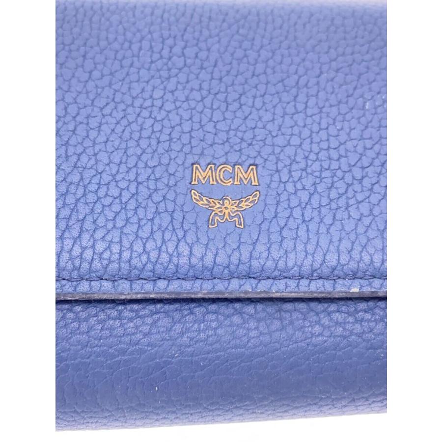 MCM◇3つ折り財布/レザー/NVY/レディース : セカンドストリートYahoo