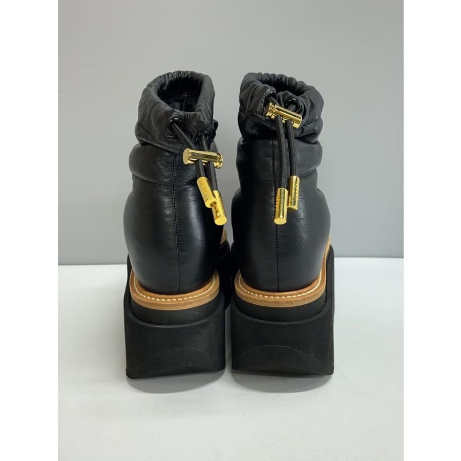 sacai ブラック ショートブーツ sacai(サカイ) Stretch Short Bootsストレッチショートブーツ