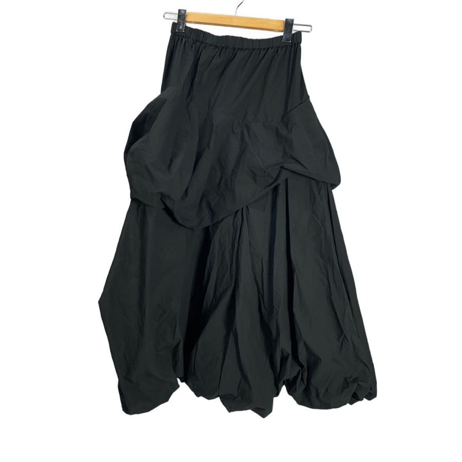 ENFOLDスカート300HS131-1870 ENFOLD◇ロングスカート/38/コットン/BLK/無地/300HS131-1640