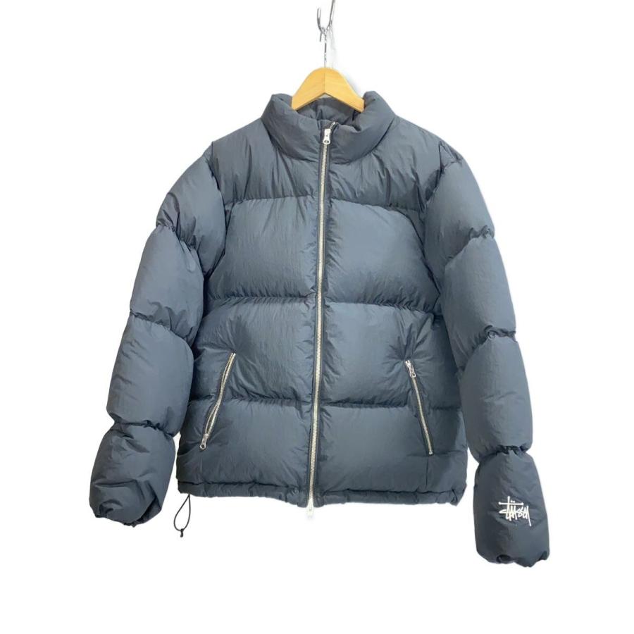 STUSSY◇ダウンジャケット/M/ナイロン/BLK/無地/115711 : セカンド