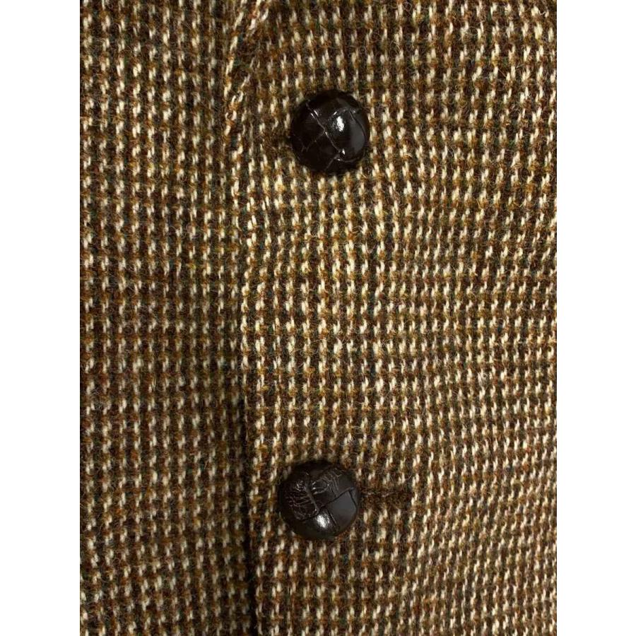 HARRIS TWEED◇テーラードジャケット/--/ウール/BRW 在庫わずか 