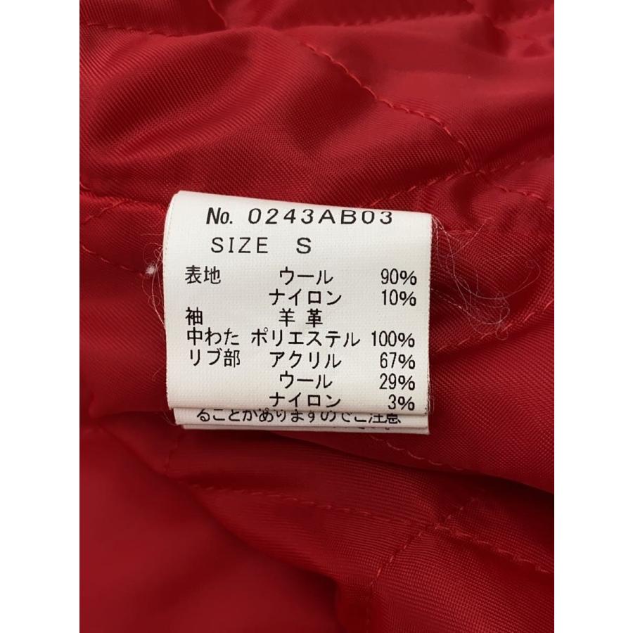 HYSTERIC GLAMOUR◇スタジャン/S/ウール/RED/0243AB03/14AW Hysteric