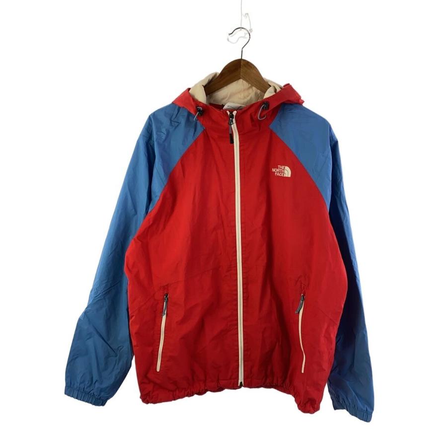 THE NORTH FACE◇マウンテンパーカ/XL/ナイロン/RED/無地 : セカンド