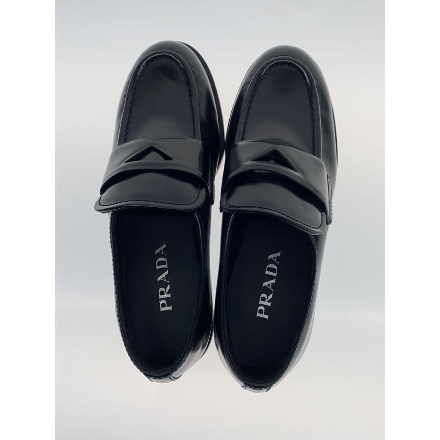 PRADA◇ローファー/36.5/BLK/レザー/DNC725// 【公式通販】