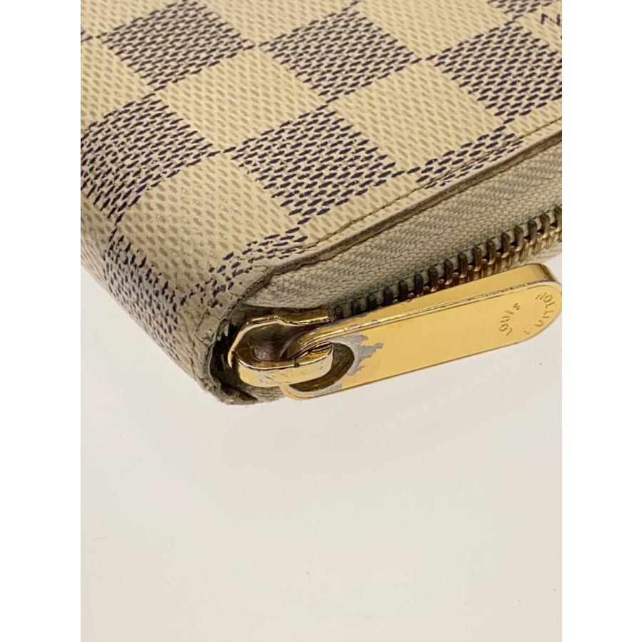 ◆美品◆LOUIS VUITTON ダミエ アズール ジッピーウォレット LOUIS VUITTON◇ジッピー・ウォレット_ダミエ・アズール/PVC/WHT