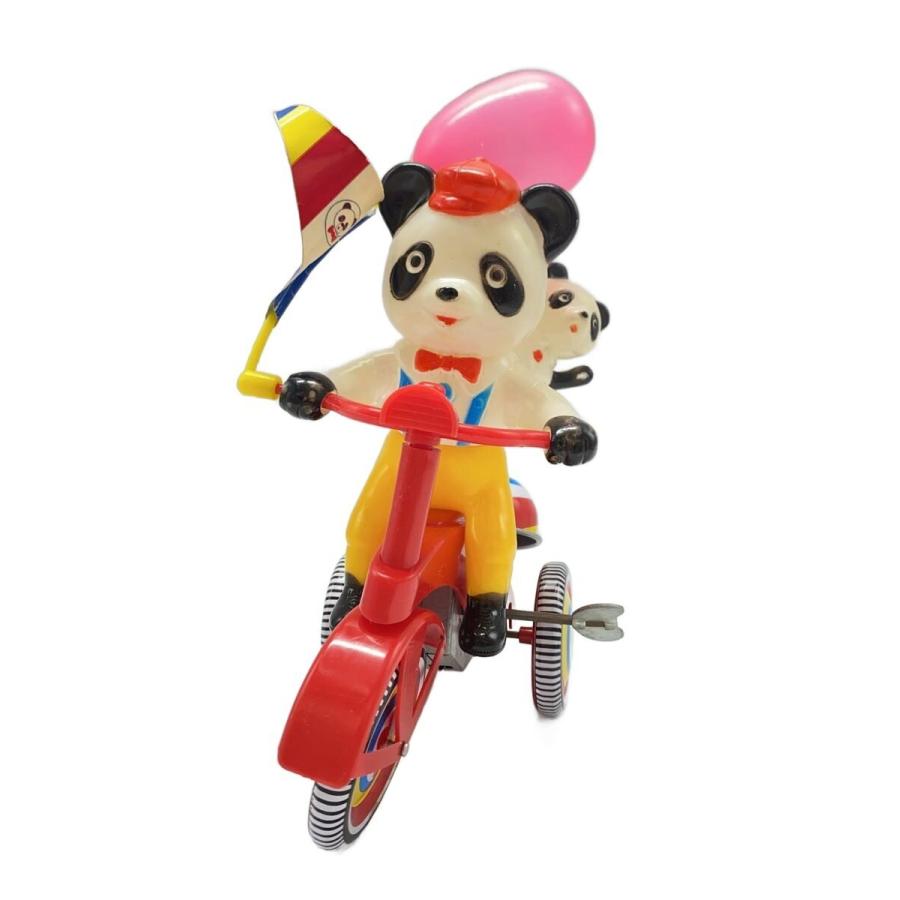 当時物　マーク社日本製　希少箱付き風船付きパンダ三輪車玩具赤と緑の2点セット ホビーその他/おやこパンダ/風船付三輪車// : セカンドストリートYahoo