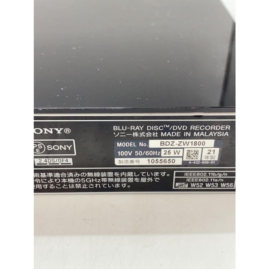 SONY◇ブルーレイレコーダー BDZ-ZW1800// : セカンドストリートYahoo