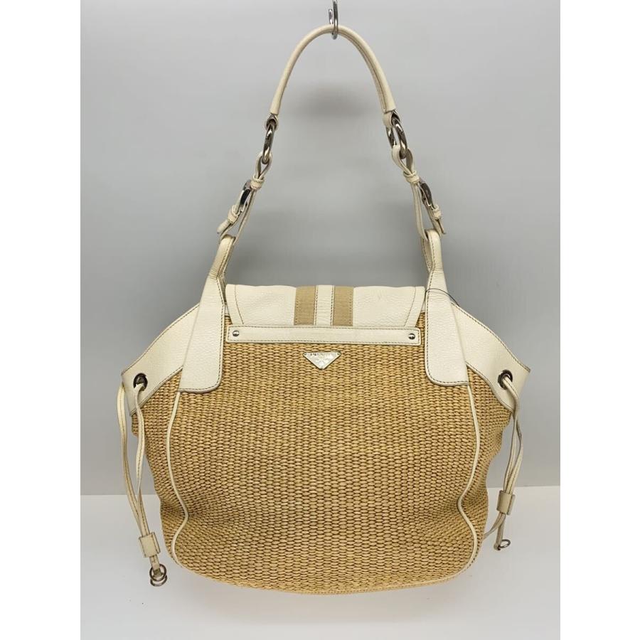 PRADA◇カゴバッグ/--/BEG/1BG314 : セカンドストリートYahoo!店