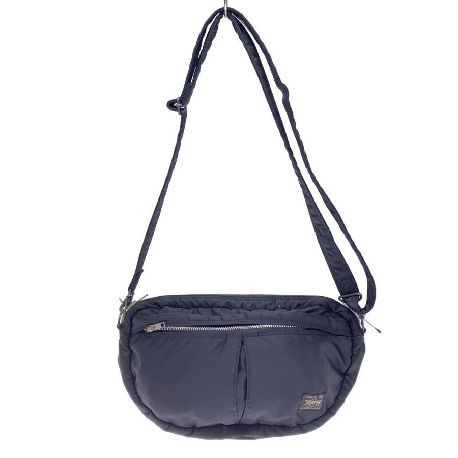 廃盤品　PORTER ポーター　タンカー　 ナイロン ショルダーバッグ PORTER◇TANKER/ショルダーバッグ/ナイロン/BLK/無地// : セカンド