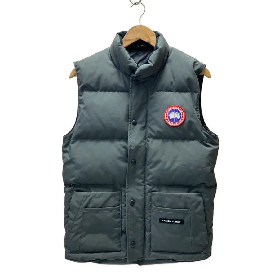 CANADA GOOSE◇ダウンベスト/XS/ナイロン/GRY/無地/4154M : セカンド