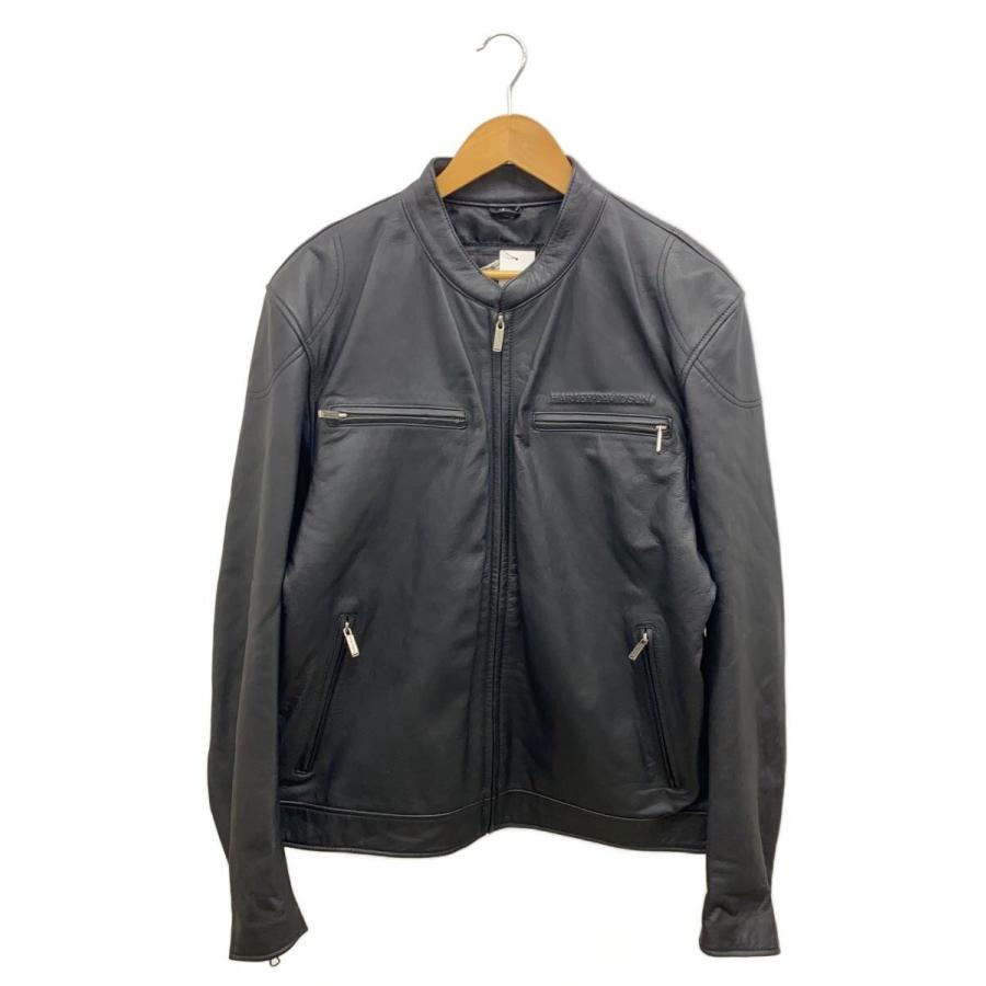 Harley-Davidson シングルライダースジャケット ブラック HARLEY DAVIDSON◇シングルライダースジャケット/L/レザー/BLK/98017