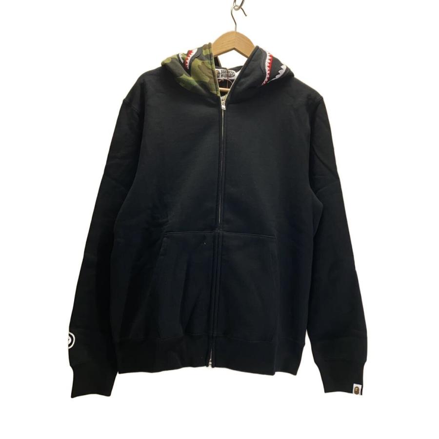 A BATHING APE◆ジップパーカー/XL/コットン/BLK//