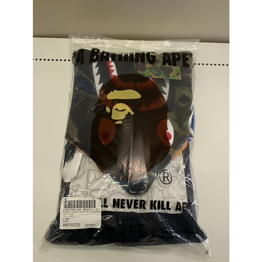 A BATHING APE◆ジップパーカー/XL/コットン/BLK//の画像