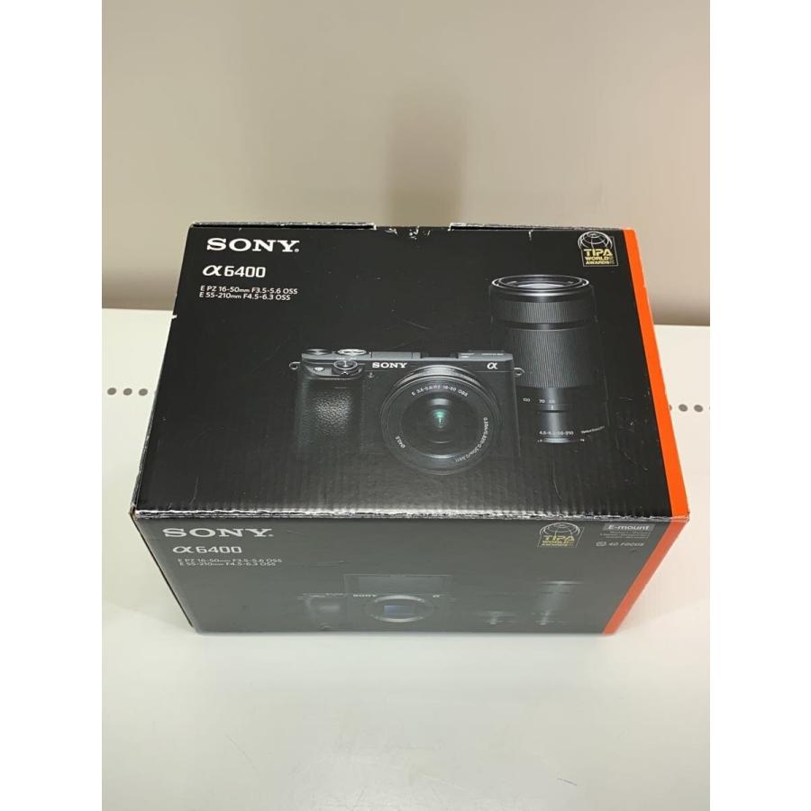 SONY◇デジタル一眼カメラ α6400 ILCE-6400Y ダブルズームレンズキット