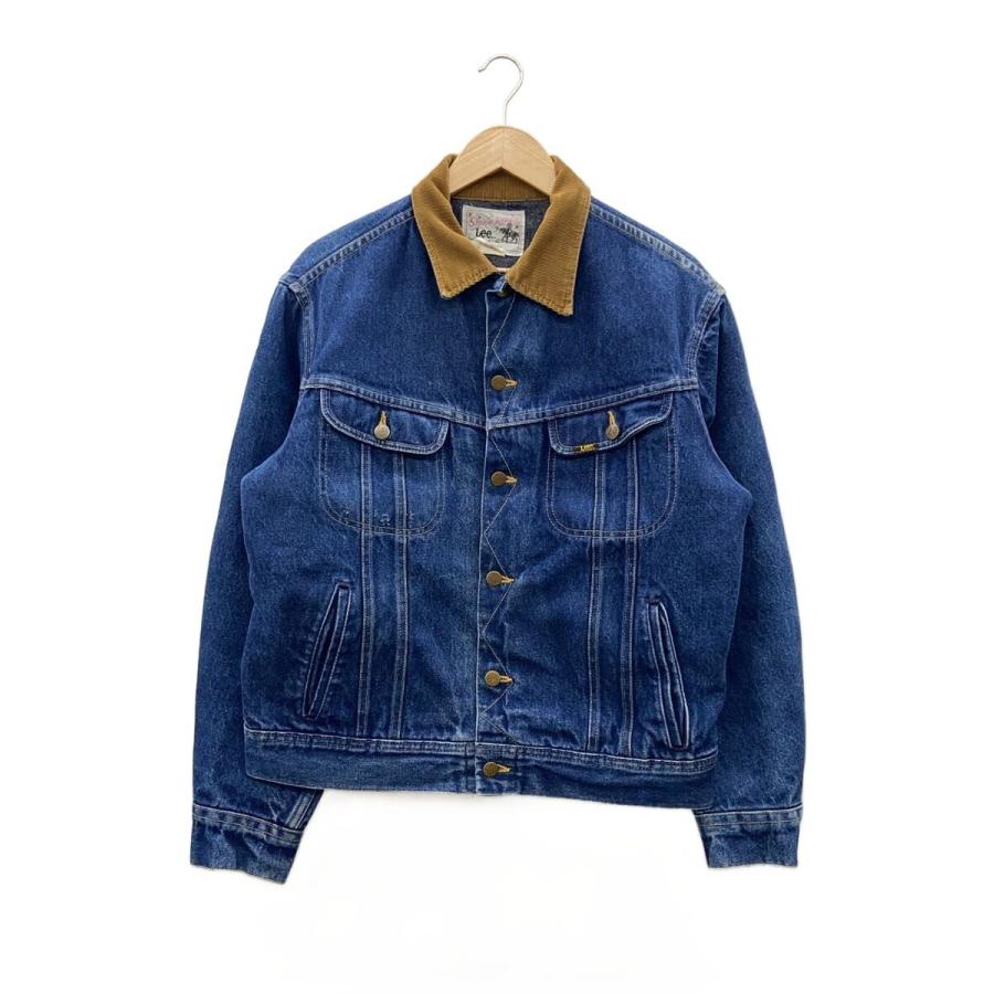 【希少】70s USA製 Lee STORM RIDER 42 デニムジャケット Lee◇LE/70s〜80s/USA製/STORM RIDER/Gジャン/42/コットン/NVY/無地