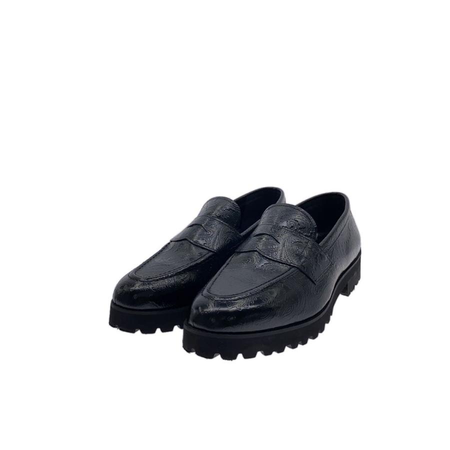 KENFORD◇コインローファー/27cm/BLK/K027/ペイズリー柄// : セカンド 