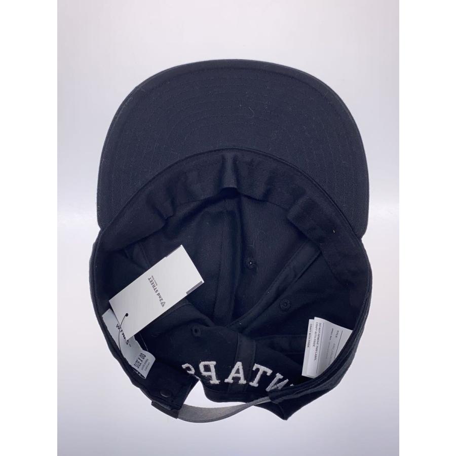 WTAPS◇MILITIA CAP/キャップ/--/コットン/BLK/無地/メンズ/231HCDT