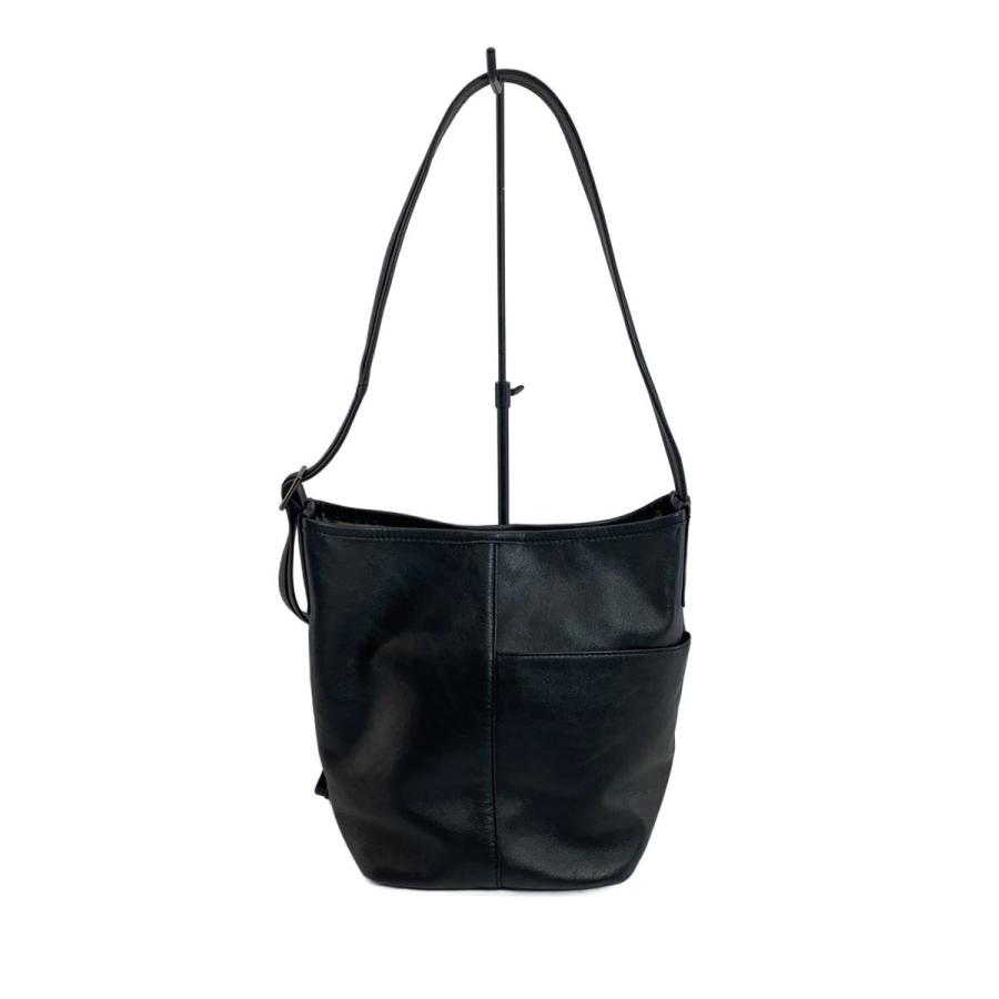 ear PAPILLONNER◇ショルダーバッグ/レザー/BLK : セカンドストリート