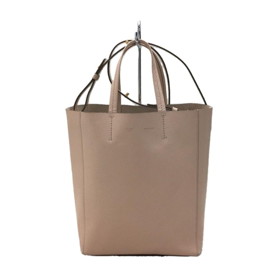 CELINE◇トートバッグ/レザー/ピンク/角擦れ有// : セカンドストリート