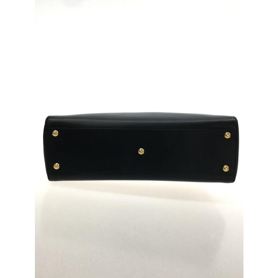 FENDI◇ピーカブー/ハンドバッグ/ネイビー/カバー付き/レザー傷 FENDI◇ピーカブー/ハンドバッグ/ネイビー/カバー付き/レザー傷