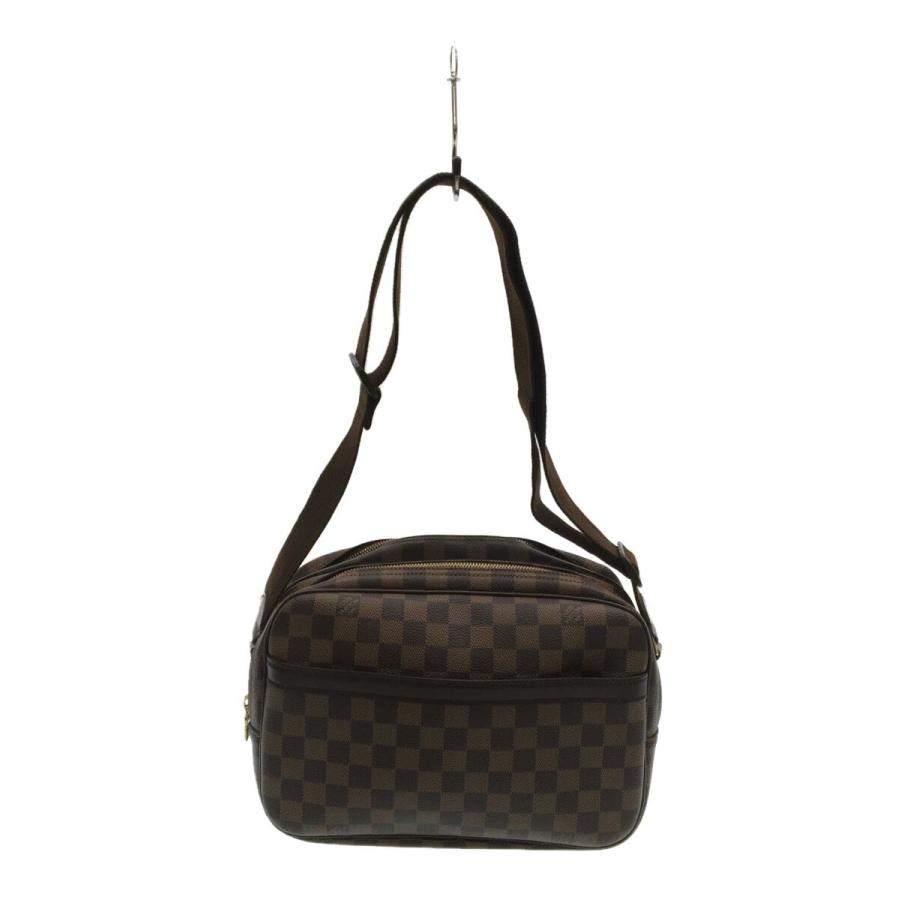 LOUIS VUITTON◇リポーターPM/ダミエ/ショルダーバッグ/PVC/ブラウン  