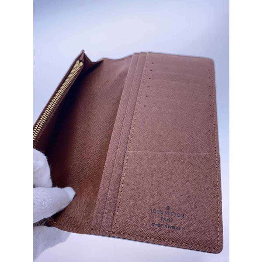 LOUIS VUITTON◇長財布[仕入]/キャンバス/ブラウン/レディース/M66540 