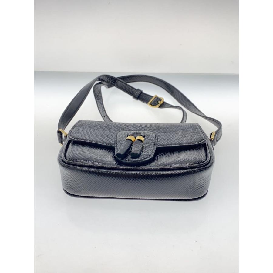 CELINE◇ショルダーバッグ/レザー/BLK/無地/190494BOE/表面ザラ CELINE◇ショルダーバッグ/レザー/BLK/無地/190494BOE/表面ザラ